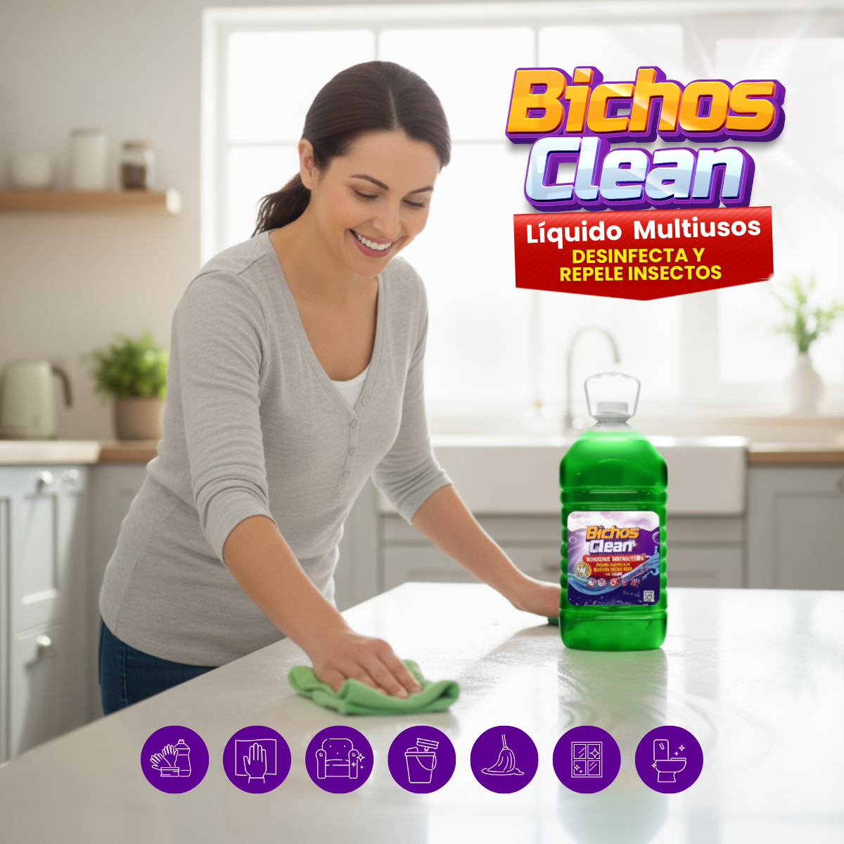 🧽 Bichos Clean – Trapear es vivir sin bichos