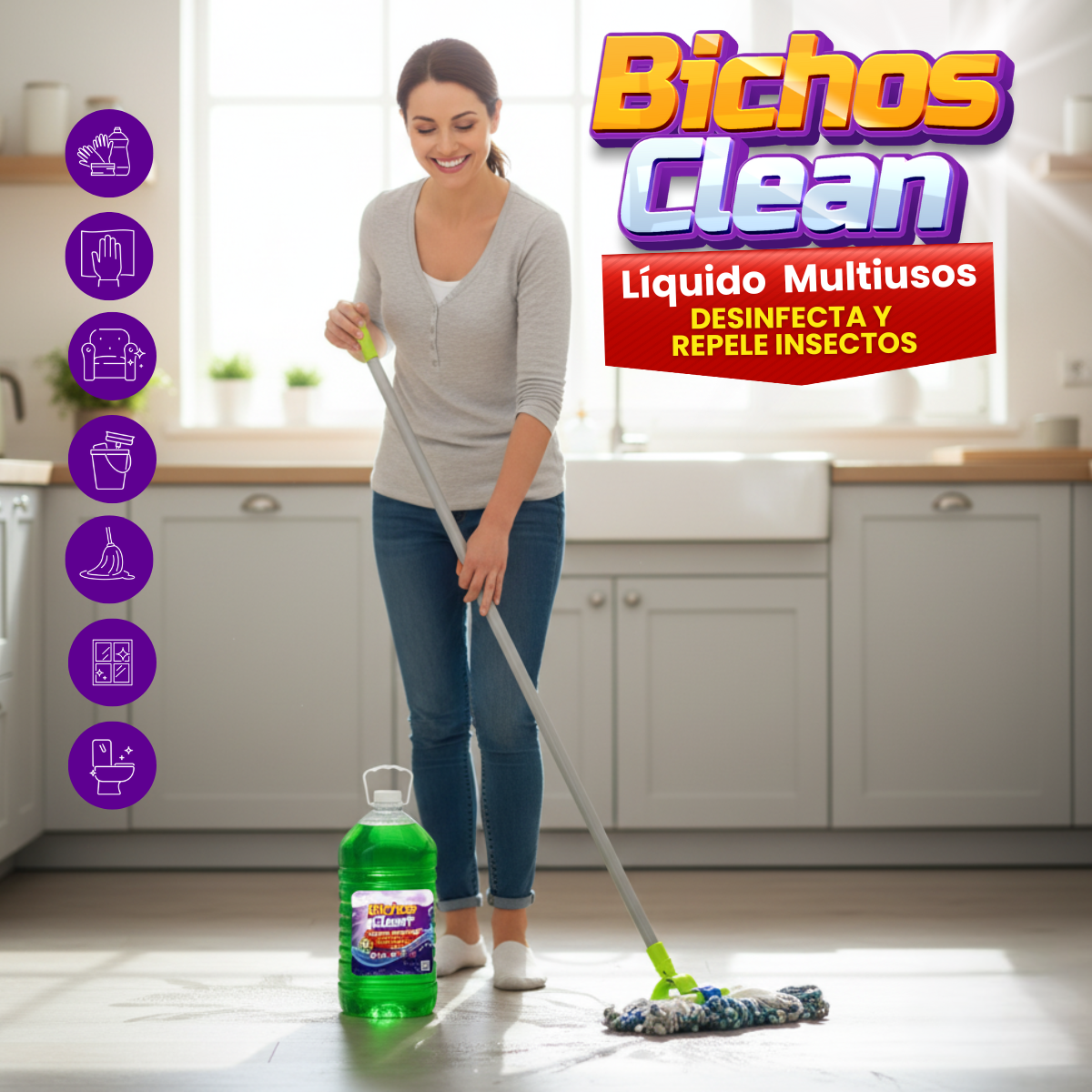 🧽 Bichos Clean – Trapear es vivir sin bichos