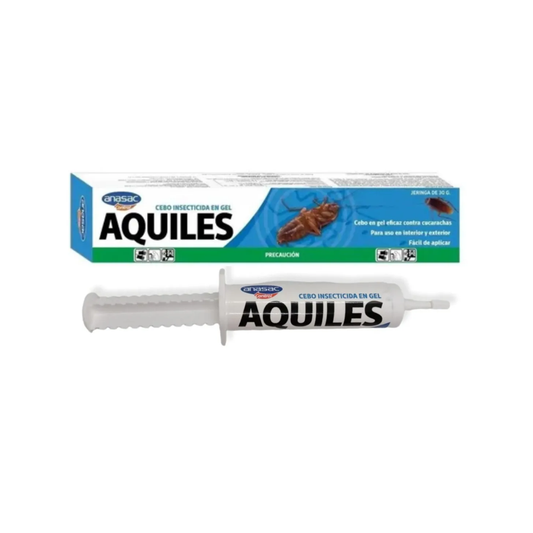 Gel Cucarachicida Aquiles 30g | Cebo Efecto Dominó 🪳