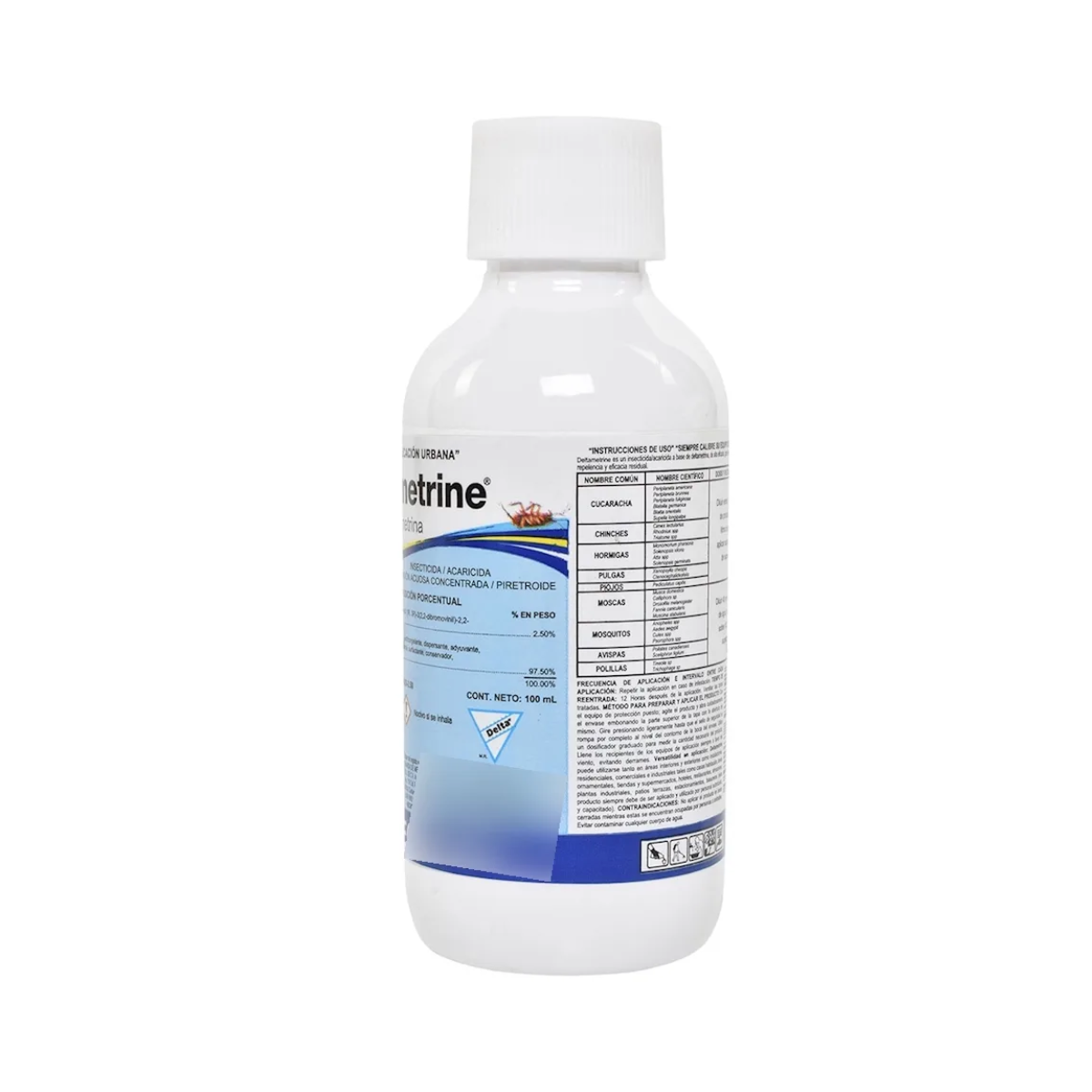 Insecticida con Deltametrina 100ml | Para Cucarachas y Chinches 🚫