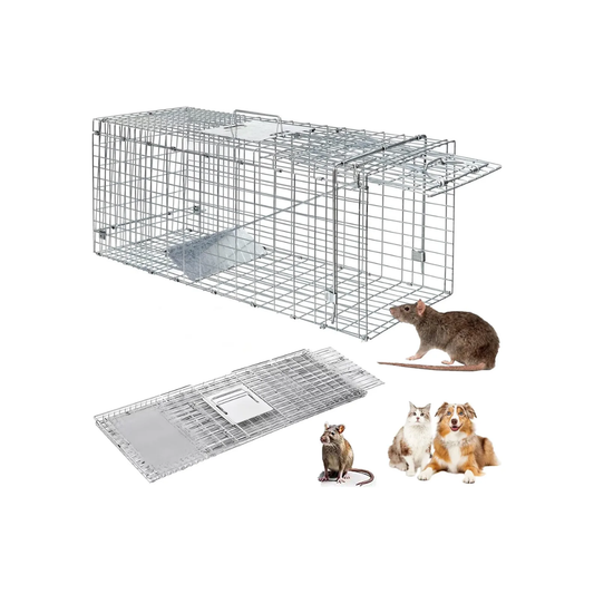 Jaula Plegable para Gatos y Conejos 79cm 🐈
