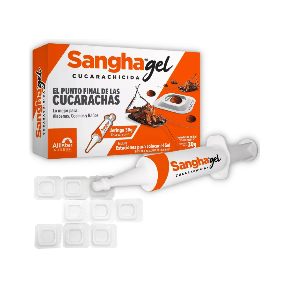 2 Sangha Gel: ¡Adiós, Cucarachas! 🚫