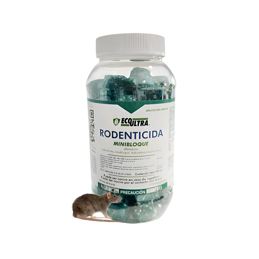 Raticida Rodilon Minibloque Bayer 500g | Cebo Dosis Única 🐭