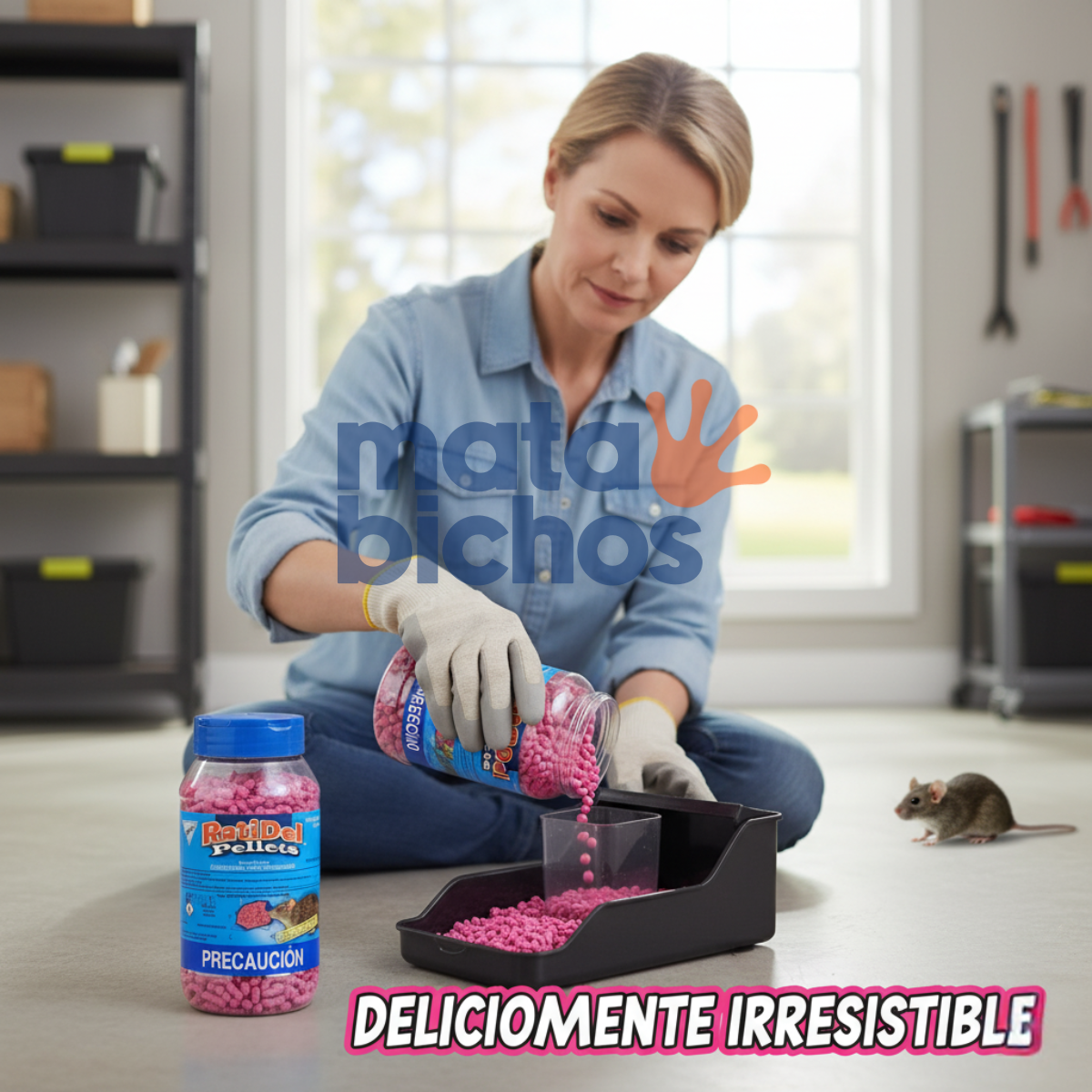 Veneno para Ratas y Ratones Ratidel en Pellets | Raticida 1kg 🐭