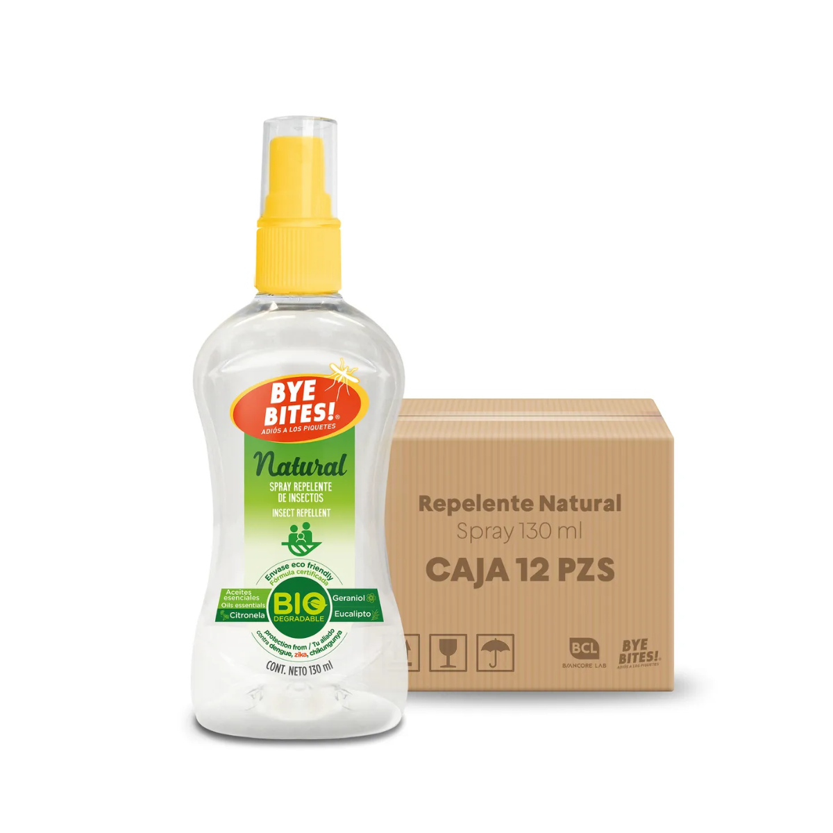 Repelente de Mosquitos Natural Bye Bites | Con Aceites Esenciales 🍃