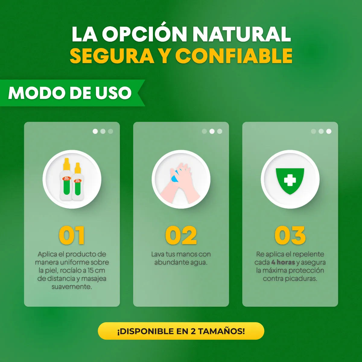 Repelente de Mosquitos Natural Bye Bites | Con Aceites Esenciales 🍃
