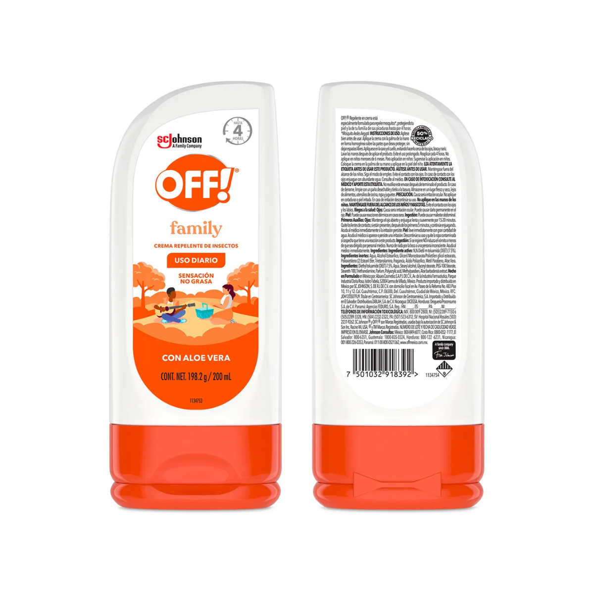 2 Repelentes de Mosquitos para Niños OFF! Kids en Crema 🌿