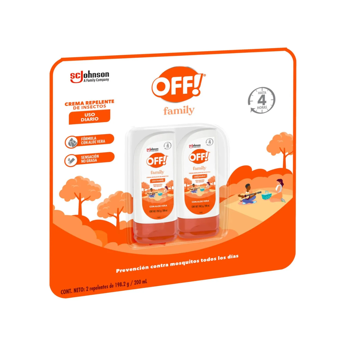 2 Repelentes de Mosquitos para Niños OFF! Kids en Crema 🌿