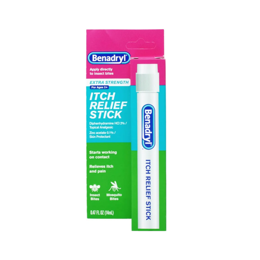 Benadryl Stick para Picaduras | Alivio Rápido para Comezón 🦟