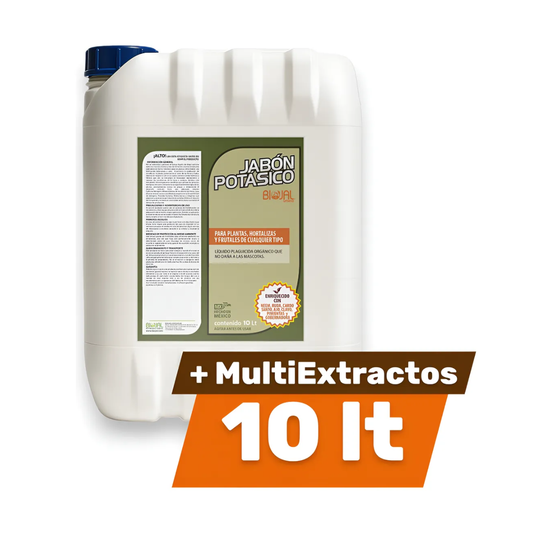 Jabón Potásico 10L Biojal | Insecticida y Fungicida Orgánico 🌱