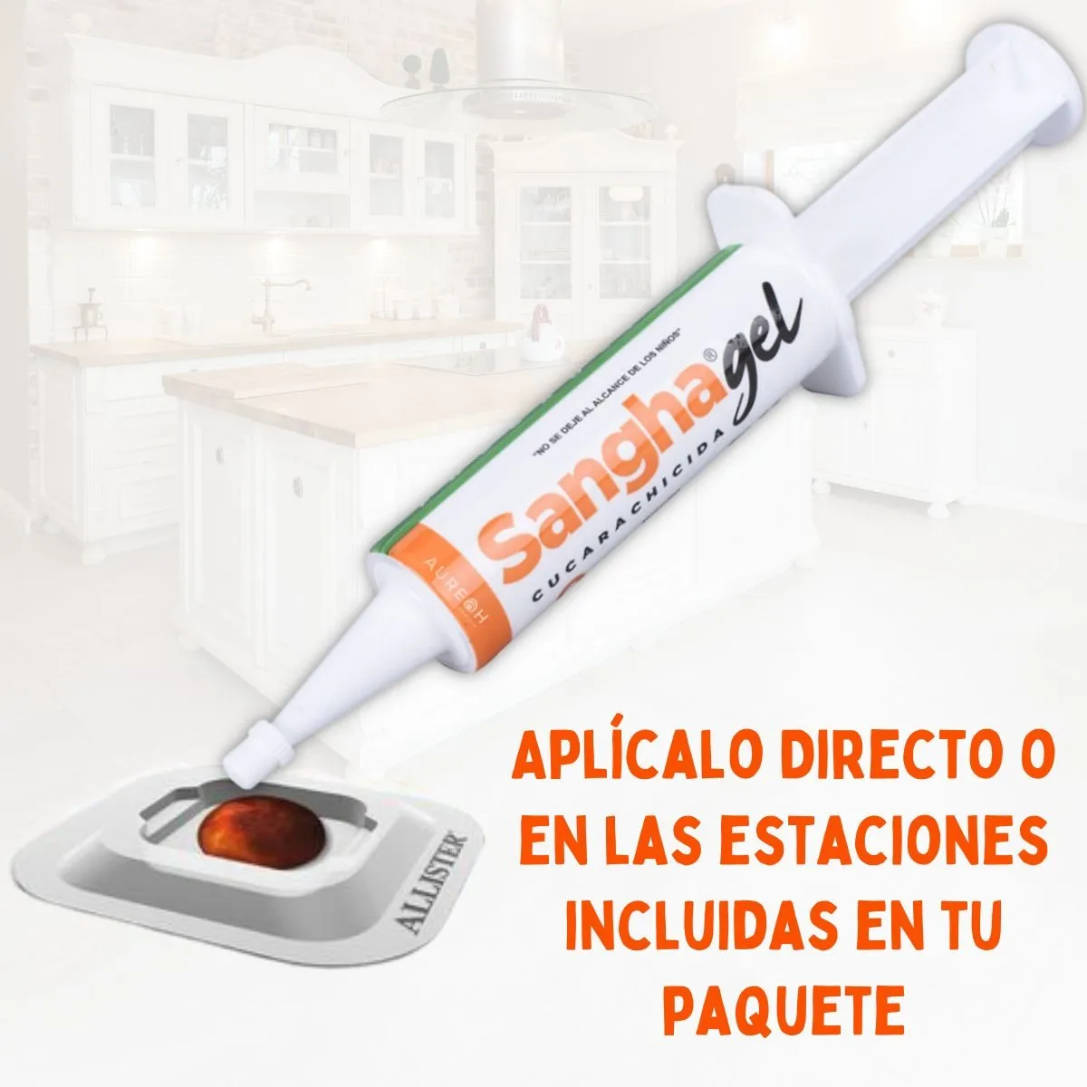 2 Sangha Gel: ¡Adiós, Cucarachas! 🚫