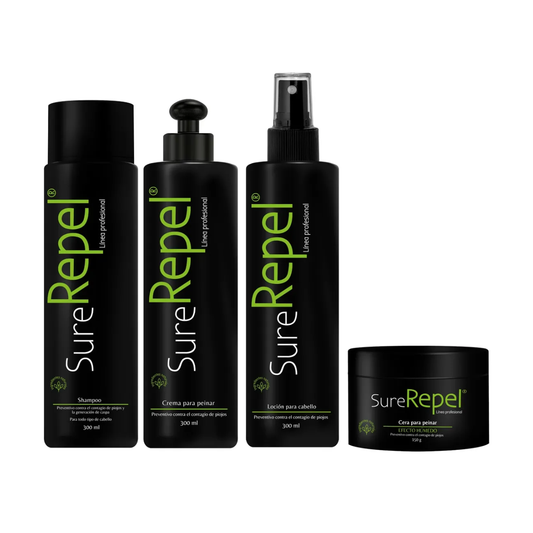 Kit Profesional para Piojos y Liendres Sure Repel | Natural 🌿