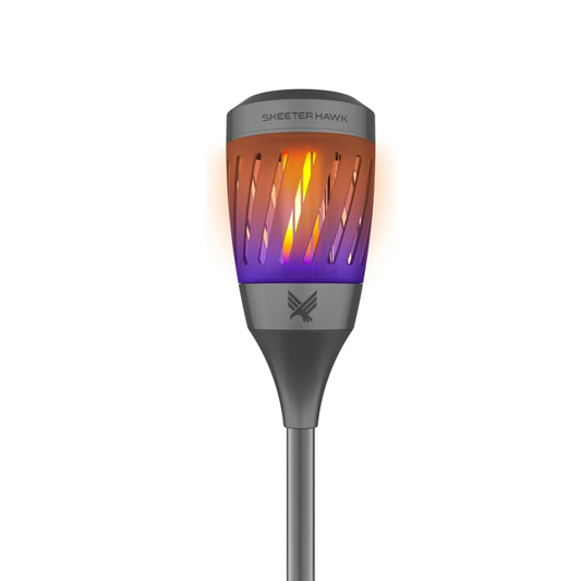 Lámpara Solar Mata Mosquitos Recargable | Luz UV y Llama Decorativa 🔥
