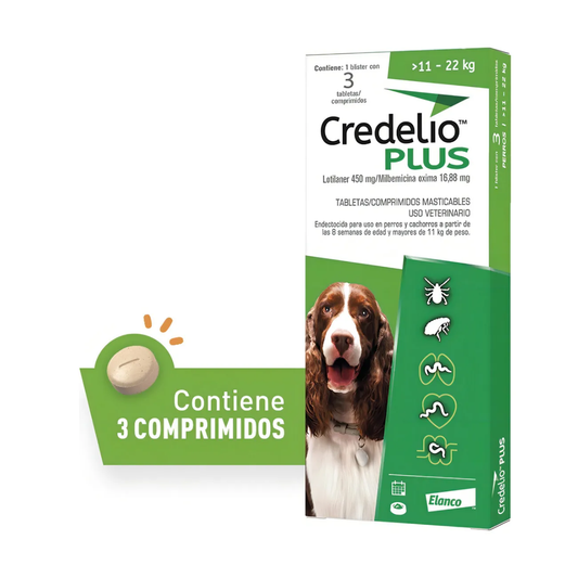 Pastilla Masticable Antipulgas para Perro 11-22kg | 3 Meses 🛡️