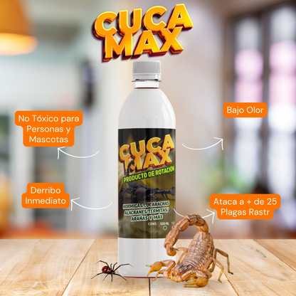 Cuca Max® – ¡Elimina Arañas y Alacranes al Instante, Sin Compasión ! 💥🪳