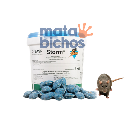 Cebo Parafinado Storm 10kg | Raticida Profesional BASF 🎯