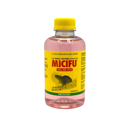 Raticida Micifu Líquido con Bromadiolona | Atrae, Mata y Diseca 🐭