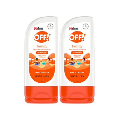 2 Repelentes de Mosquitos para Niños OFF! Kids en Crema 🌿