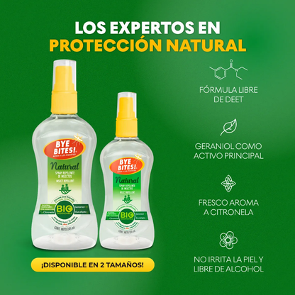 Repelente de Mosquitos Natural Bye Bites | Con Aceites Esenciales 🍃
