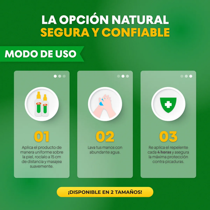 Repelente de Mosquitos Natural Bye Bites | Con Aceites Esenciales 🍃