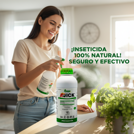 Insecticida Natural a Base de Ajo | Repelente Botánico Ajick 🌱